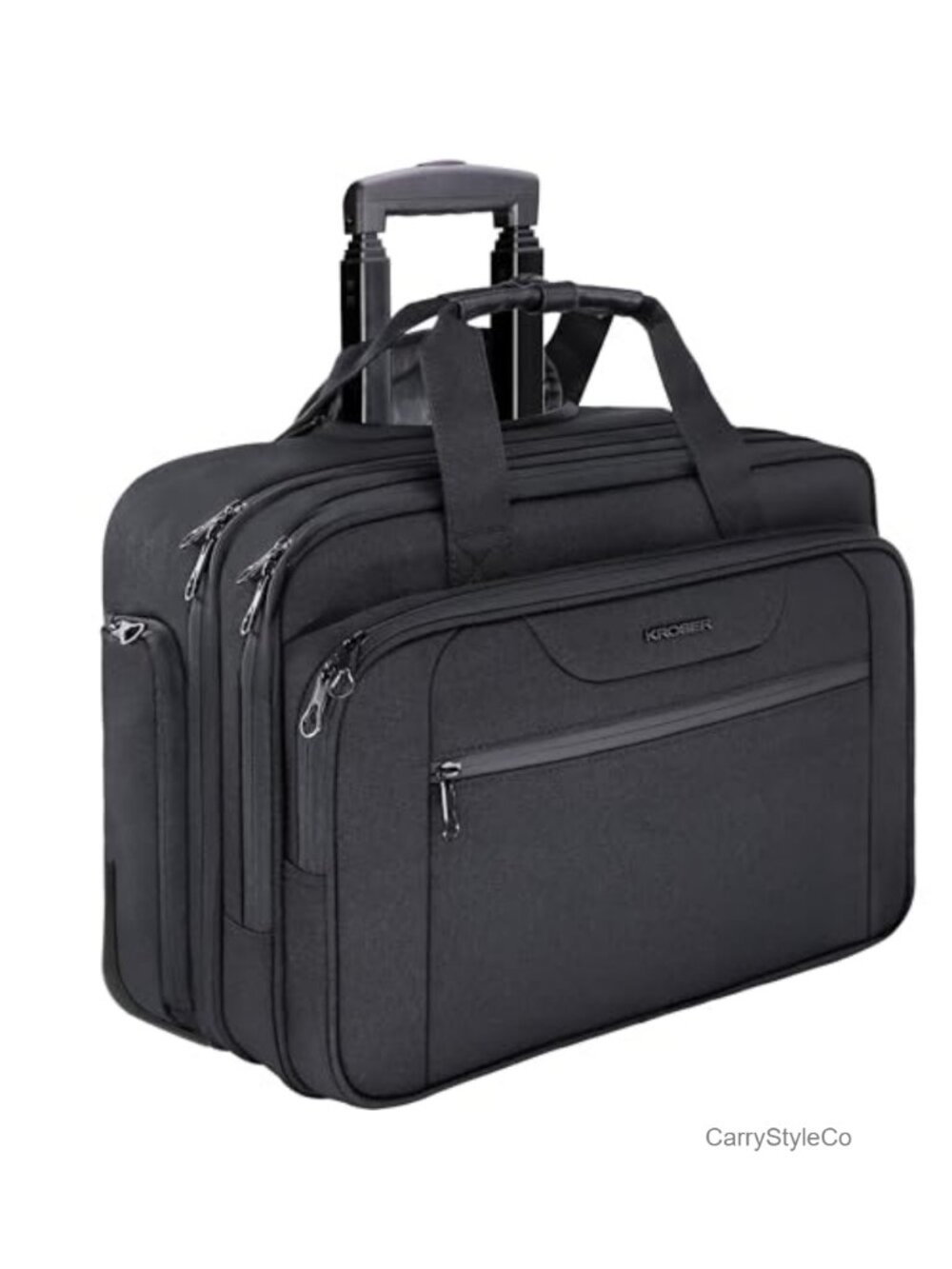 Rolling Laptop Bag 17.3 Inch Wheeled Briefcase Carry On Trolley Case